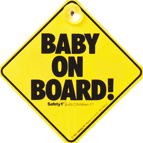 SAFETY 1ST ženklas BABY ON BOARD SAFETY 1ST ženklas BABY ON BOARD